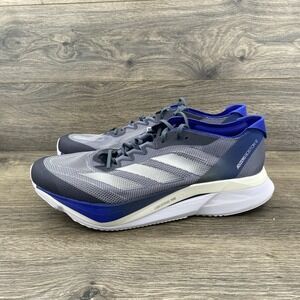 Adidas Adizero Boston 12 M Mens Running Shoes Blue Grey JP7913 New Size 12.5